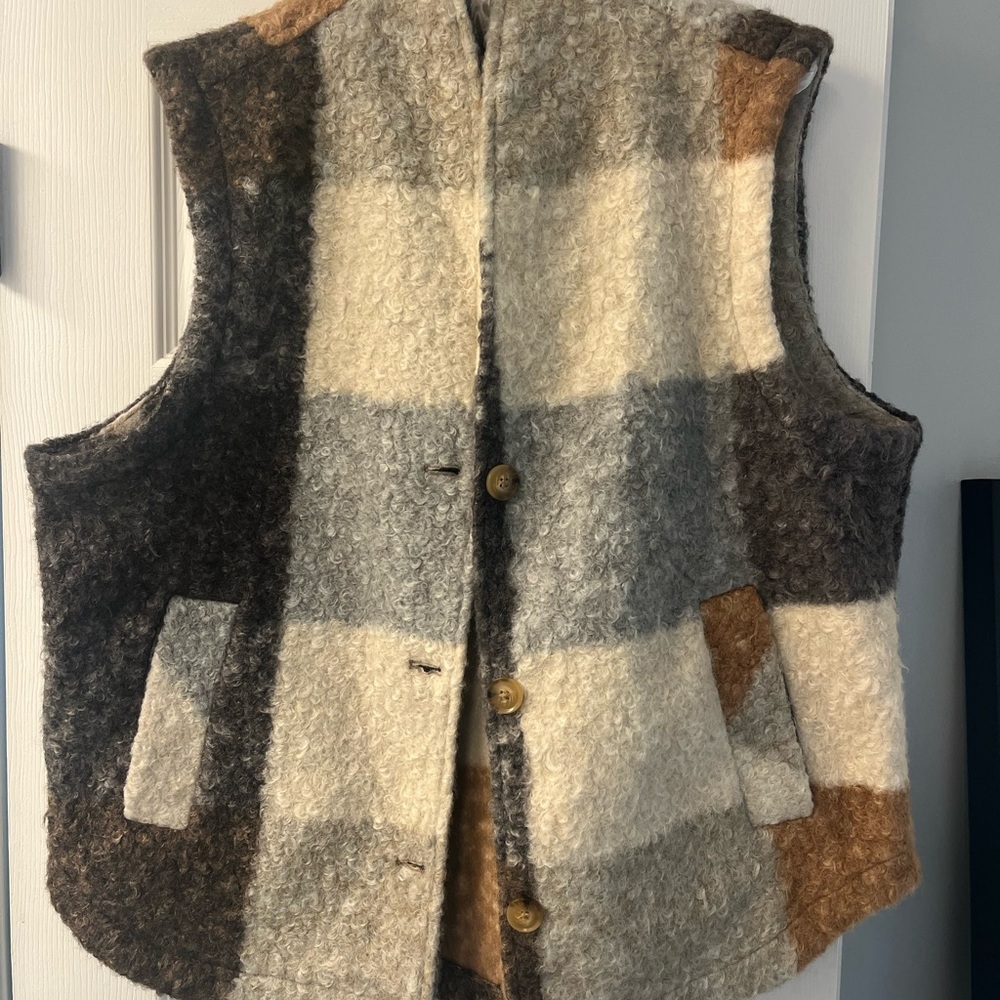 Blank NYC Textured Wool Blend Vest
